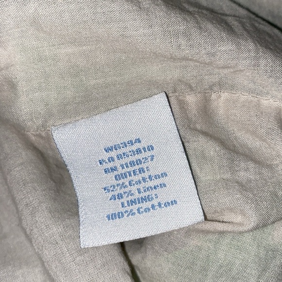 Boden skirt green & white print with pockets size 8 cotton fabric - Picture 5 of 9